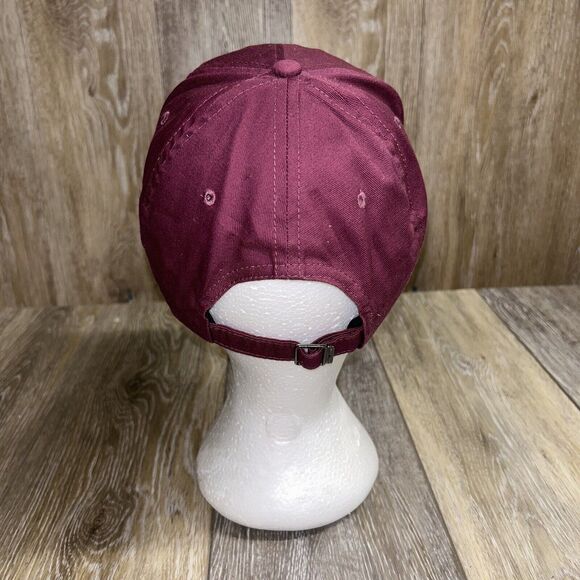 Under Armour Hat One Size Free Fit Maroon Red Baseball Cap Hat Womens Adjustable - Picture 4 of 10